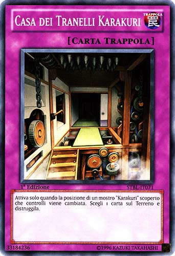 STBL-IT071 Casa dei Tranelli Karakuri comune 1a Edizione (IT) -NEAR MINT-