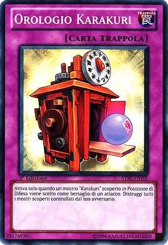 STBL-IT072 Orologio Karakuri super rara 1a Edizione (IT) -NEAR MINT-