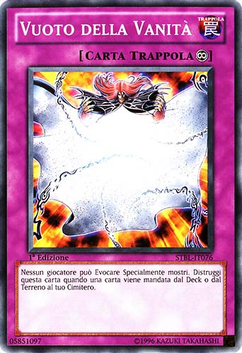 STBL-IT076 Vuoto della Vanita' comune 1a Edizione (IT) -NEAR MINT-