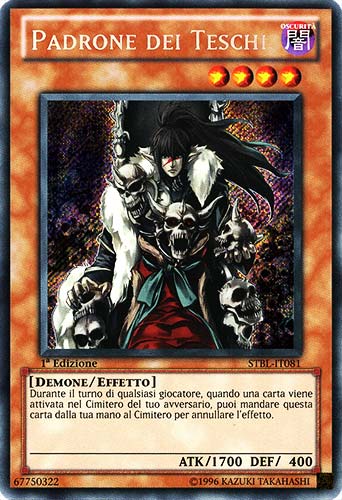 STBL-IT081 Padrone dei Teschi rara segreta 1a Edizione (IT) -NEAR MINT-