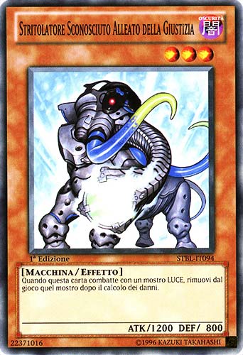 STBL-IT094 Stritolatore Sconosciuto Alleato della Giustizia comune 1a Edizione (IT) -NEAR MINT-