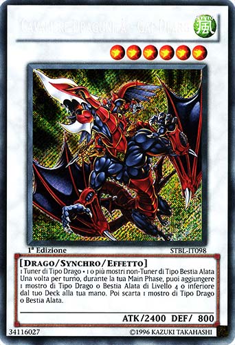 STBL-IT098 Cavaliere Dragunita'-Gae Dearg rara segreta 1a Edizione (IT) -NEAR MINT-