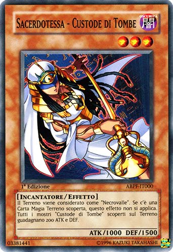 ABPF-IT000 Sacerdotessa-Custode di Tombe super rara 1a Edizione (IT) -PLAYED-
