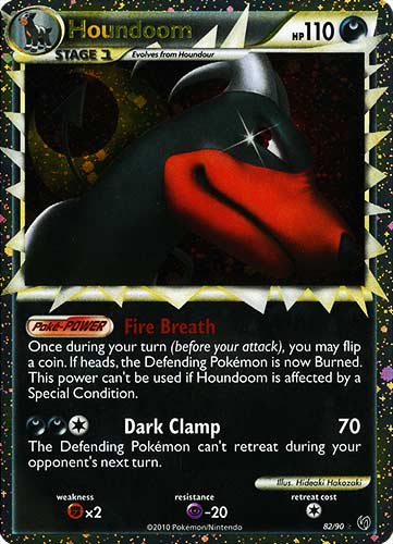 82 / 90 Houndoom rara prime foil (EN) -NEAR MINT-
