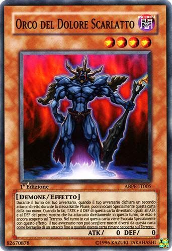 ABPF-IT005 Orco del Dolore Scarlatto super rara 1a Edizione (IT) -NEAR MINT-