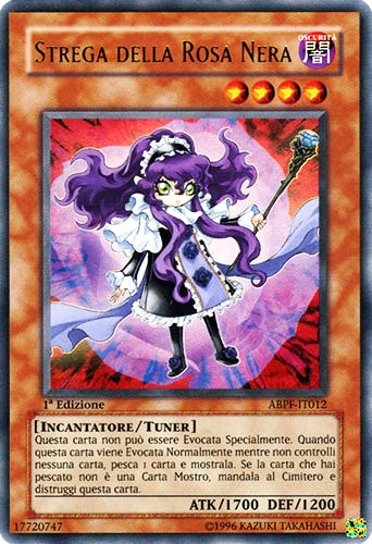 ABPF-IT012 Strega della Rosa Nera ultra rara 1a Edizione (IT) -NEAR MINT-