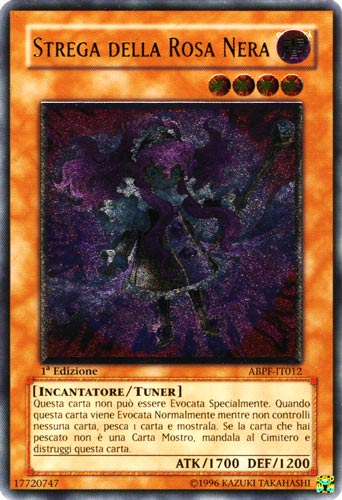 ABPF-IT012 Strega della Rosa Nera rara ultimate 1a Edizione (IT) -NEAR MINT-