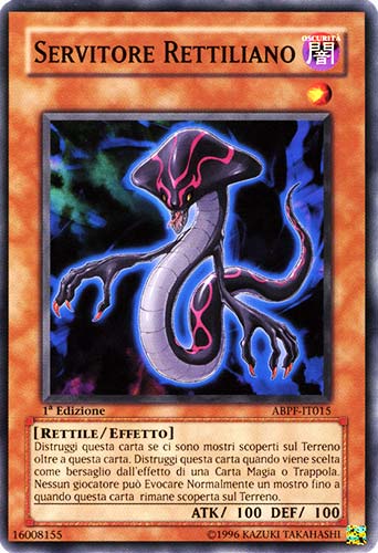 ABPF-IT015 Servitore Rettiliano comune 1a Edizione (IT) -NEAR MINT-