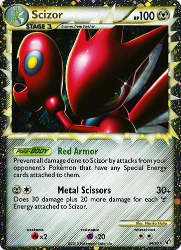 84 / 90 Scizor rara prime foil (EN) -NEAR MINT-