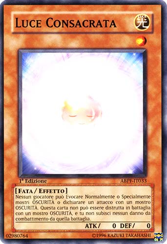 ABPF-IT033 Luce Consacrata comune 1a Edizione (IT) -NEAR MINT-