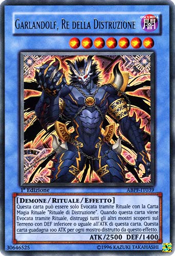 ABPF-IT039 Garlandolf, Re della Distruzione ultra rara 1a Edizione (IT) -NEAR MINT-