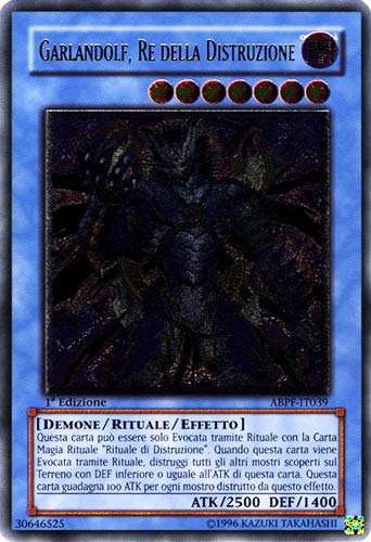 ABPF-IT039 Garlandolf, Re della Distruzione rara ultimate 1a Edizione (IT) -NEAR MINT-