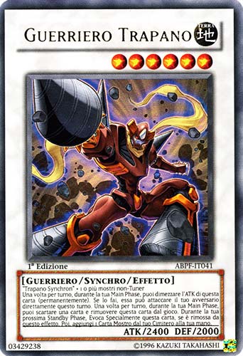 ABPF-IT041 Guerriero Trapano ultra rara 1a Edizione (IT) -NEAR MINT-