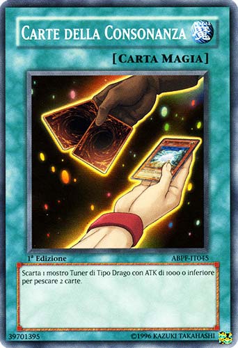 ABPF-IT045 Carte della Consonanza super rara 1a Edizione (IT) -NEAR MINT-