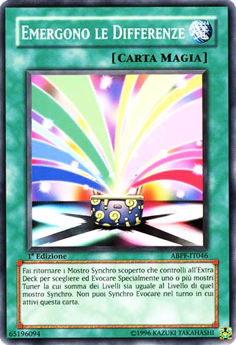 ABPF-IT046 Emergono le Differenze comune 1a Edizione (IT) -NEAR MINT-