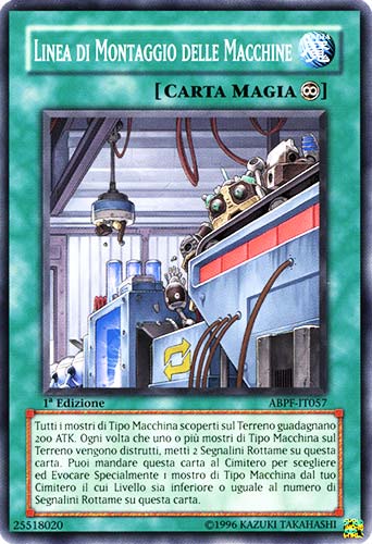 ABPF-IT057 Linea di Montaggio delle Macchine comune 1a Edizione (IT) -NEAR MINT-