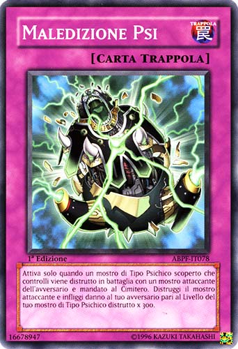 ABPF-IT078 Maledizione Psi comune 1a Edizione (IT) -NEAR MINT-