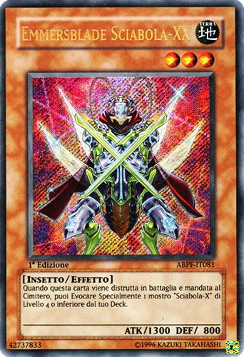 ABPF-IT081 Emmersblade Sciabola-XX rara segreta 1a Edizione (IT) -NEAR MINT-