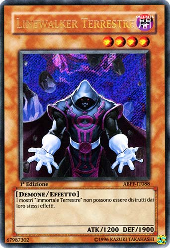 ABPF-IT088 Linewalker Terrestre rara segreta 1a Edizione (IT) -NEAR MINT-