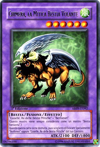 ABPF-IT092 Chimera, la Mitica Bestia Volante rara 1a Edizione (IT) -PLAYED-