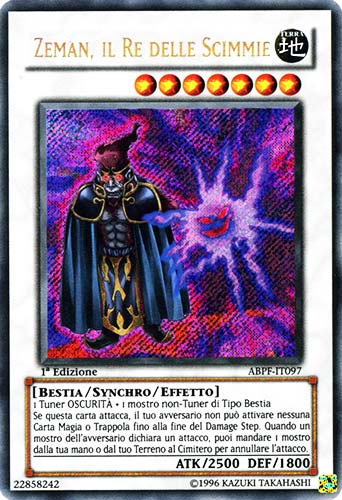 ABPF-IT097 Zeman, il Re delle Scimmie rara segreta 1a Edizione (IT) -NEAR MINT-
