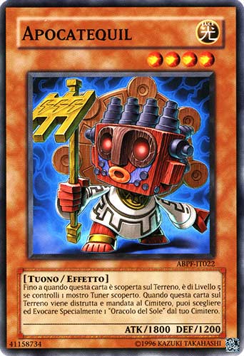 ABPF-IT022 Apocatequil comune Unlimited (IT) -NEAR MINT-