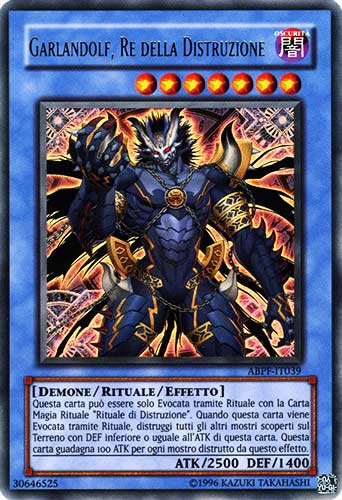 ABPF-IT039 Garlandolf, Re della Distruzione ultra rara Unlimited (IT)  -GOOD-