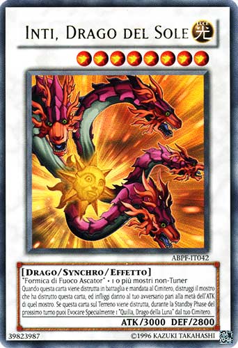 ABPF-IT042 Inti, Drago del Sole ultra rara Unlimited (IT) -NEAR MINT-