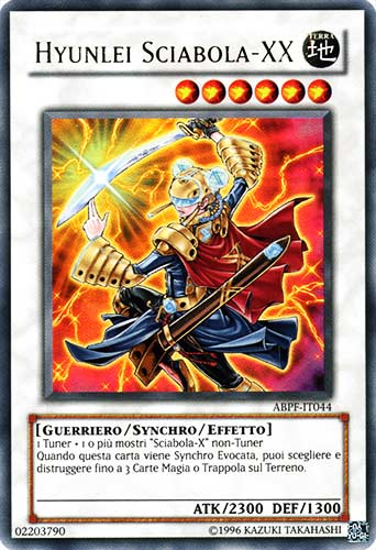 ABPF-IT044 Hyunlei Sciabola-XX ultra rara Unlimited (IT) -NEAR MINT-
