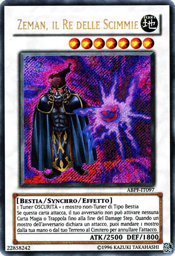 ABPF-IT097 Zeman, il Re delle Scimmie rara segreta Unlimited (IT) -NEAR MINT-