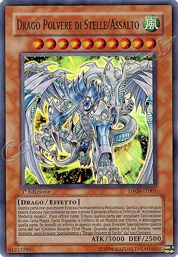 DP09-IT001 Drago Polvere di Stelle/Assalto super rara 1a Edizione (IT) -NEAR MINT-