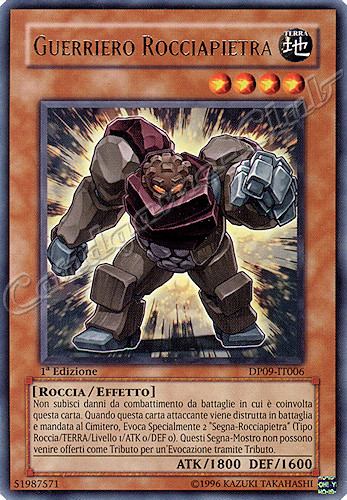DP09-IT006 Guerriero Rocciapietra rara 1a Edizione (IT)  -GOOD-