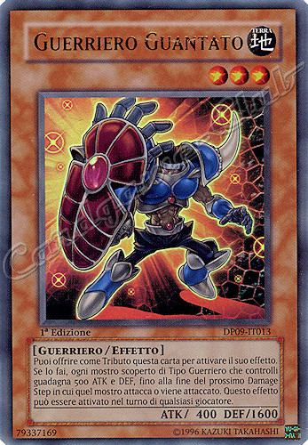 DP09-IT013 Guerriero Guantato ultra rara 1a Edizione (IT)  -PLAYED-