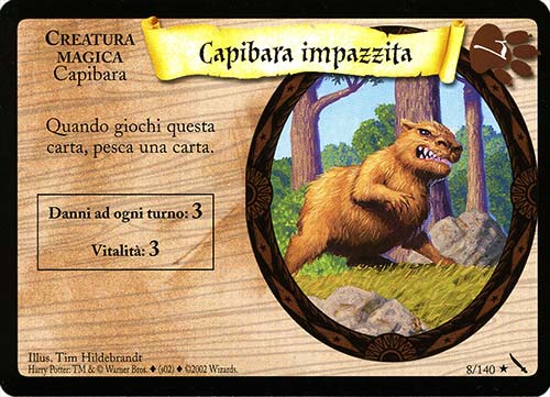 008/140 Capibara Impazzita rara (IT)