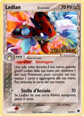 018 / 101 Ledian Specie Delta rara foil speciale (IT)  -GOOD-