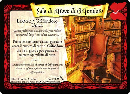 027/140 Sal di Ritrovo di Grifondoro rara (IT)