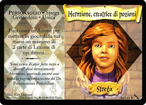 029/140 Hermione, Creatrice di Pozioni rara (IT)