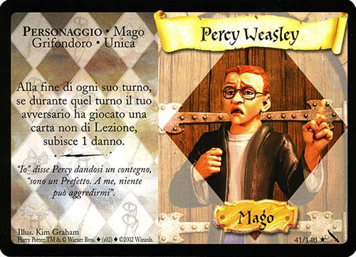 041/140 Percy Weasley rara (IT)