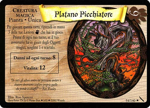 054/140 Platano Picchiatore rara (IT)