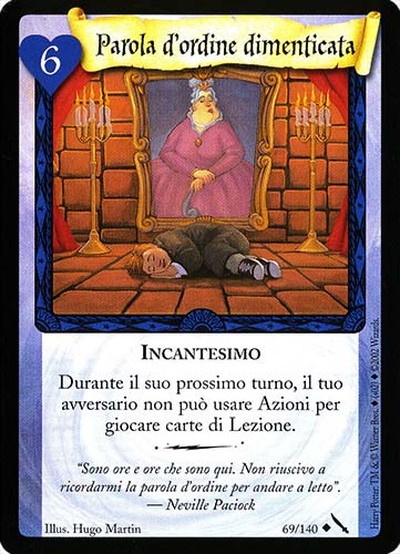 069/140 Parola d'Ordine Dimenticata non comune (IT)