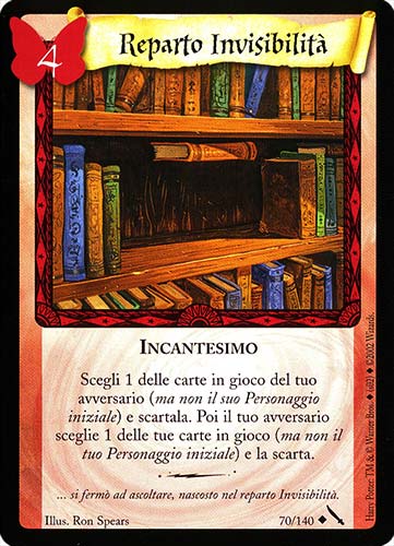 070/140 Reparto Invisibilita' non comune (IT)