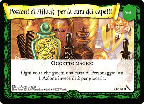 073/140 Pozioni di Allock per la Cura dei  Capelli non comune (IT)