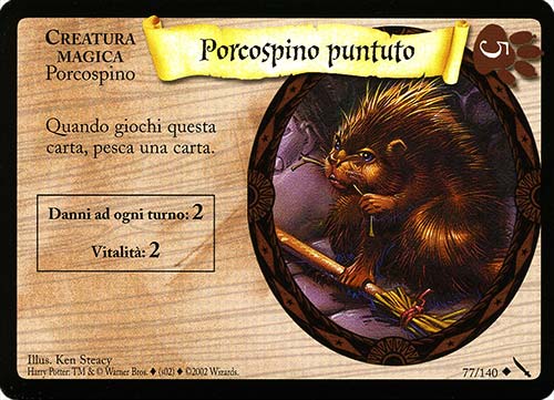 077/140 Porcospino Puntuto non comune (IT)