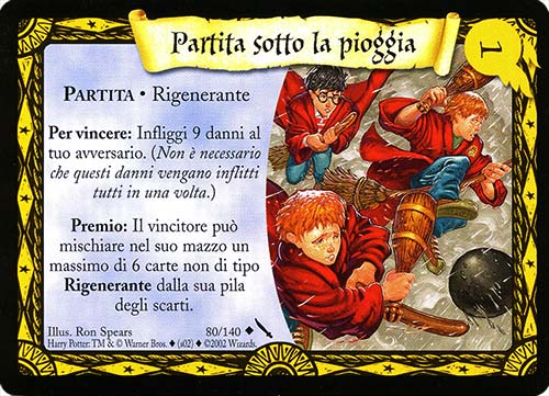 080/140 Partita sotto la Pioggia non comune (IT)