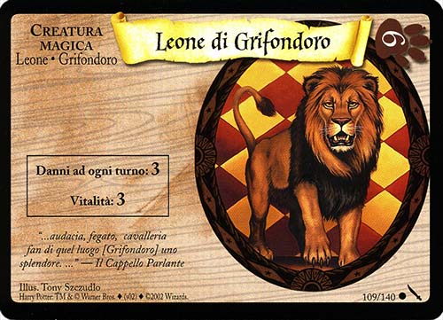 109/140 Leone di Grifondoro comune (IT)