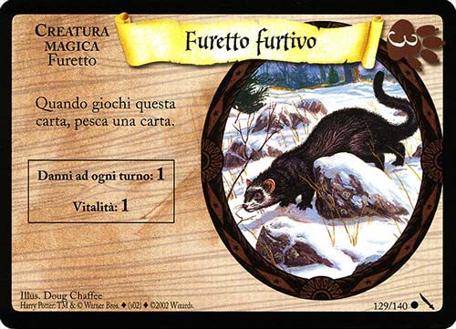 129/140 Furetto Furtivo comune (IT)