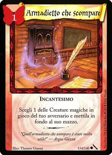 134/140 Armadietto che Scompare comune (IT)