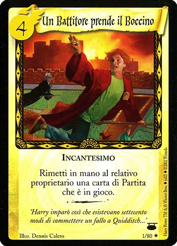 01/80 Un Battitore Prende il Boccino rara (IT)