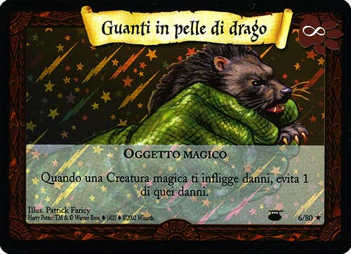 06/80 Guanti in Pelle di Drago rara foil (IT)