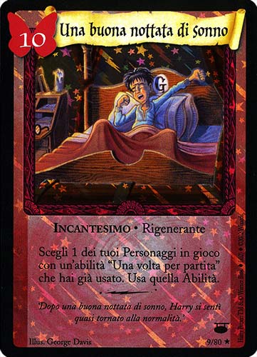 09/80 Una Buona Nottata di Sonno rara foil (IT)